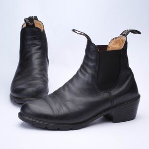 Blundstone Women's Black Size 7.5 1671 Heeled Chelsea Premium Boots #00073